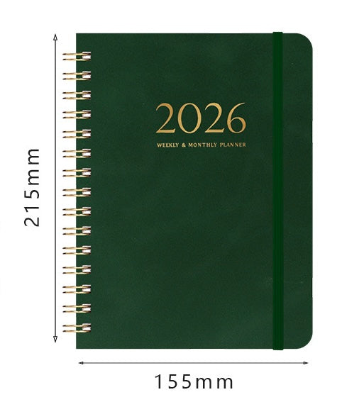2026 Weekly & Monthly Planner