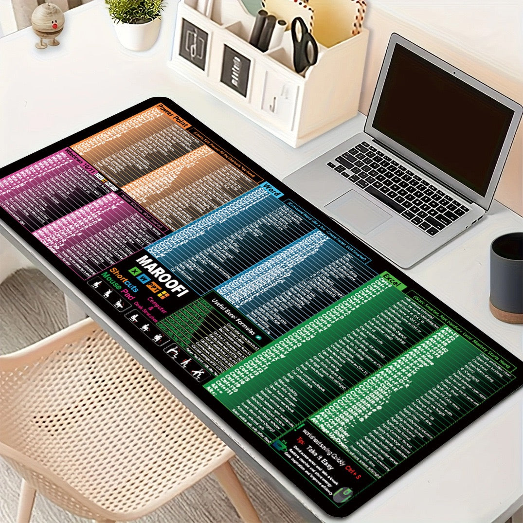 Extra-Large Shortcut Keys Mouse Pad