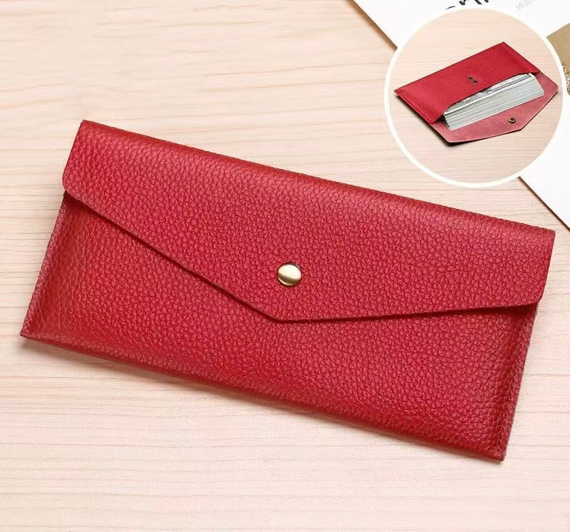 Leather: Elegant Envelope Cash Organizer