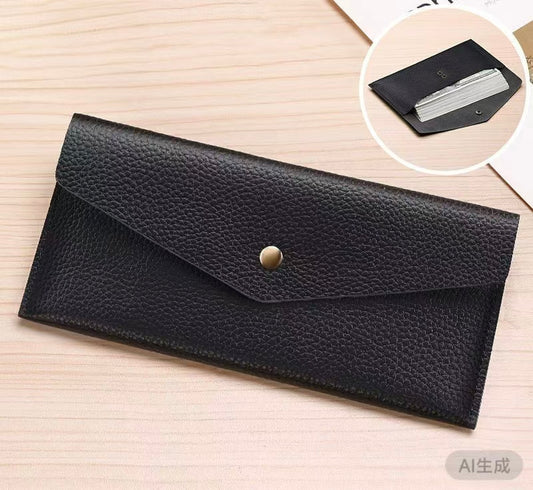 Leather: Elegant Envelope Cash Organizer