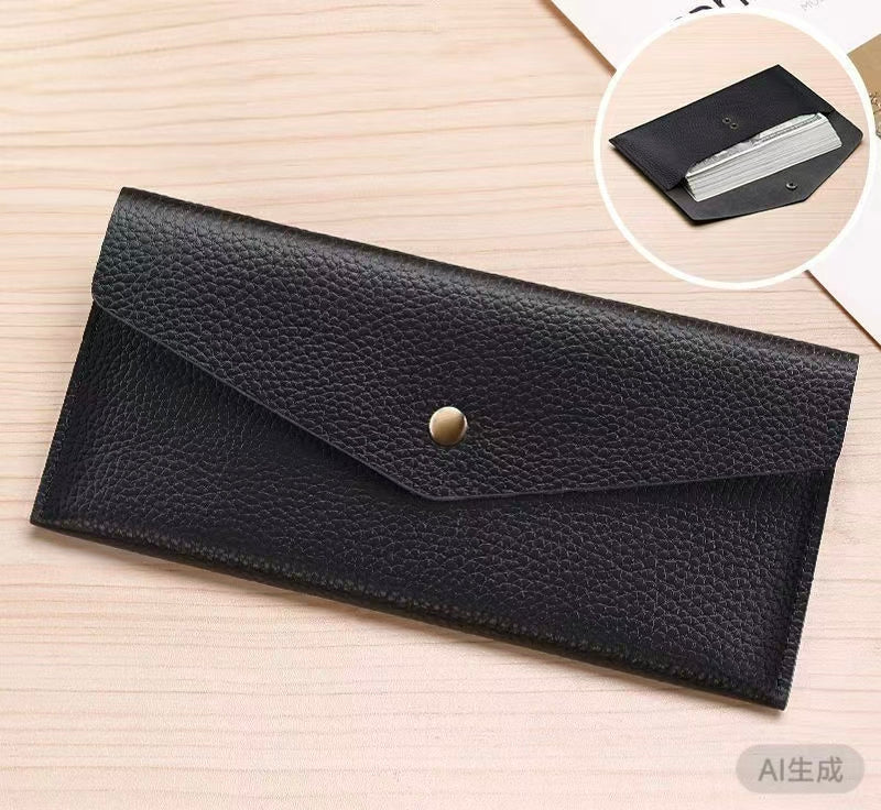 Leather: Elegant Envelope Cash Organizer