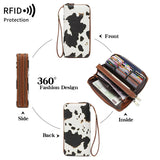 Leopard: Vintage RFID Clutch Wallet