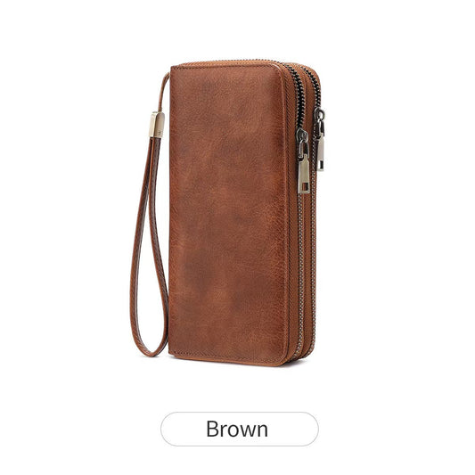 Leopard: Vintage RFID Clutch Wallet