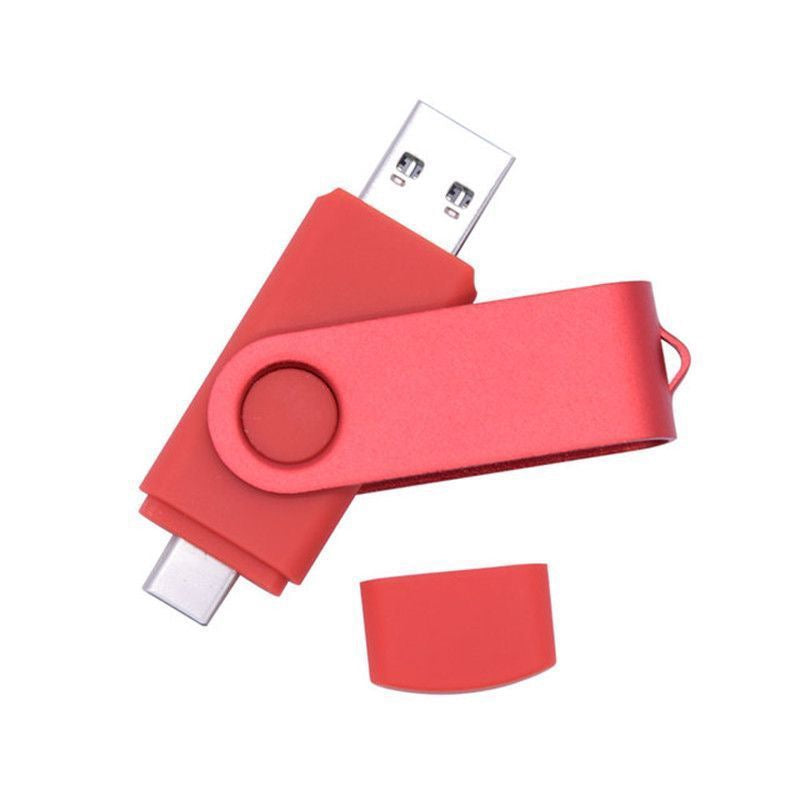 USB Flash Drive with USB-C Adapter