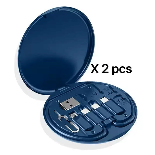 2pcs 6-in-1 USB-C to Lightning Adapter Kit