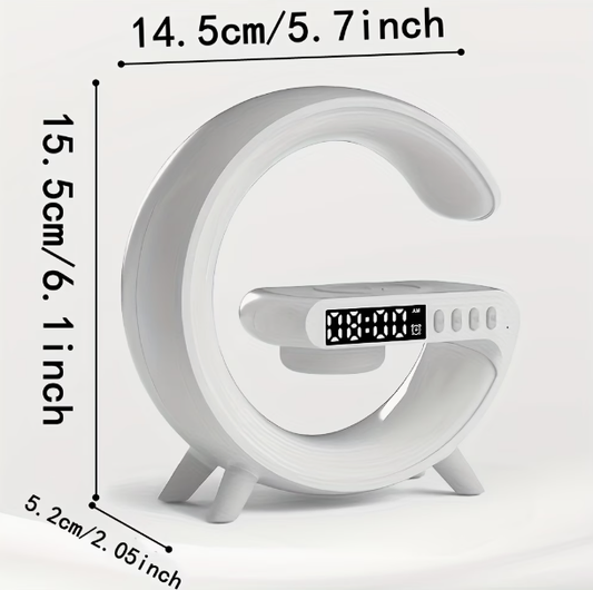 Modern RGB Desk Lamp with Wireless Charging & Speaker