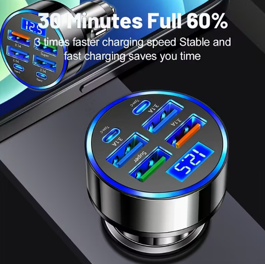 6-in-1 Car Fast Charger