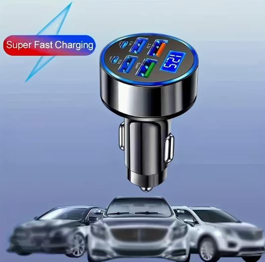 6-in-1 Car Fast Charger