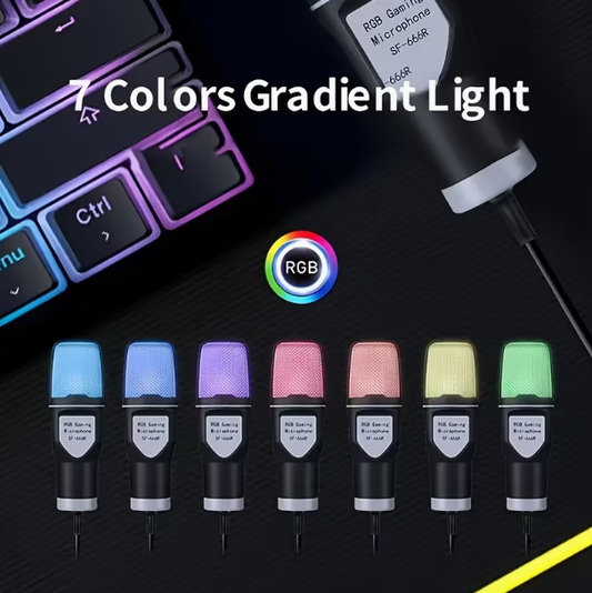 USB Condenser Microphone with Mute