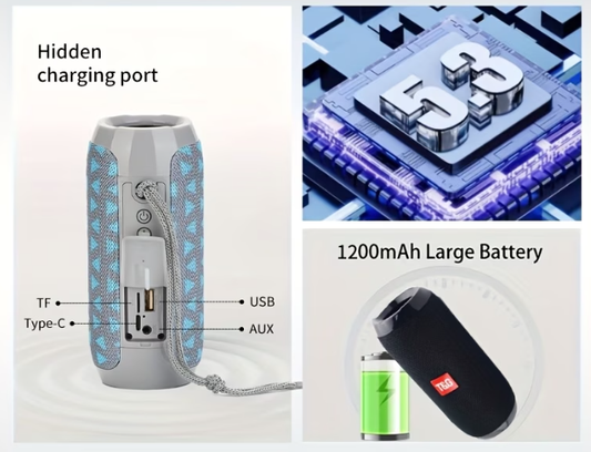 Blue T&G TG117 10W Wireless Portable Speaker