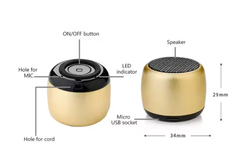 M1 Mini Wireless Bluetooth Speaker