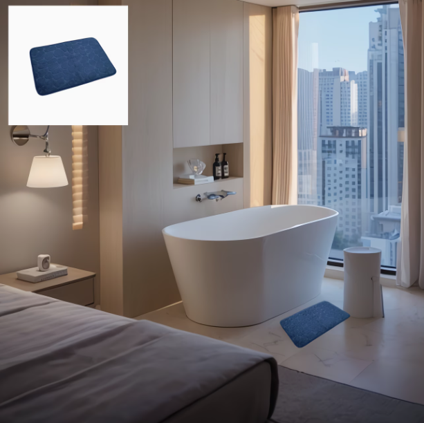 Quick-Dry Memory Foam Bath Mat