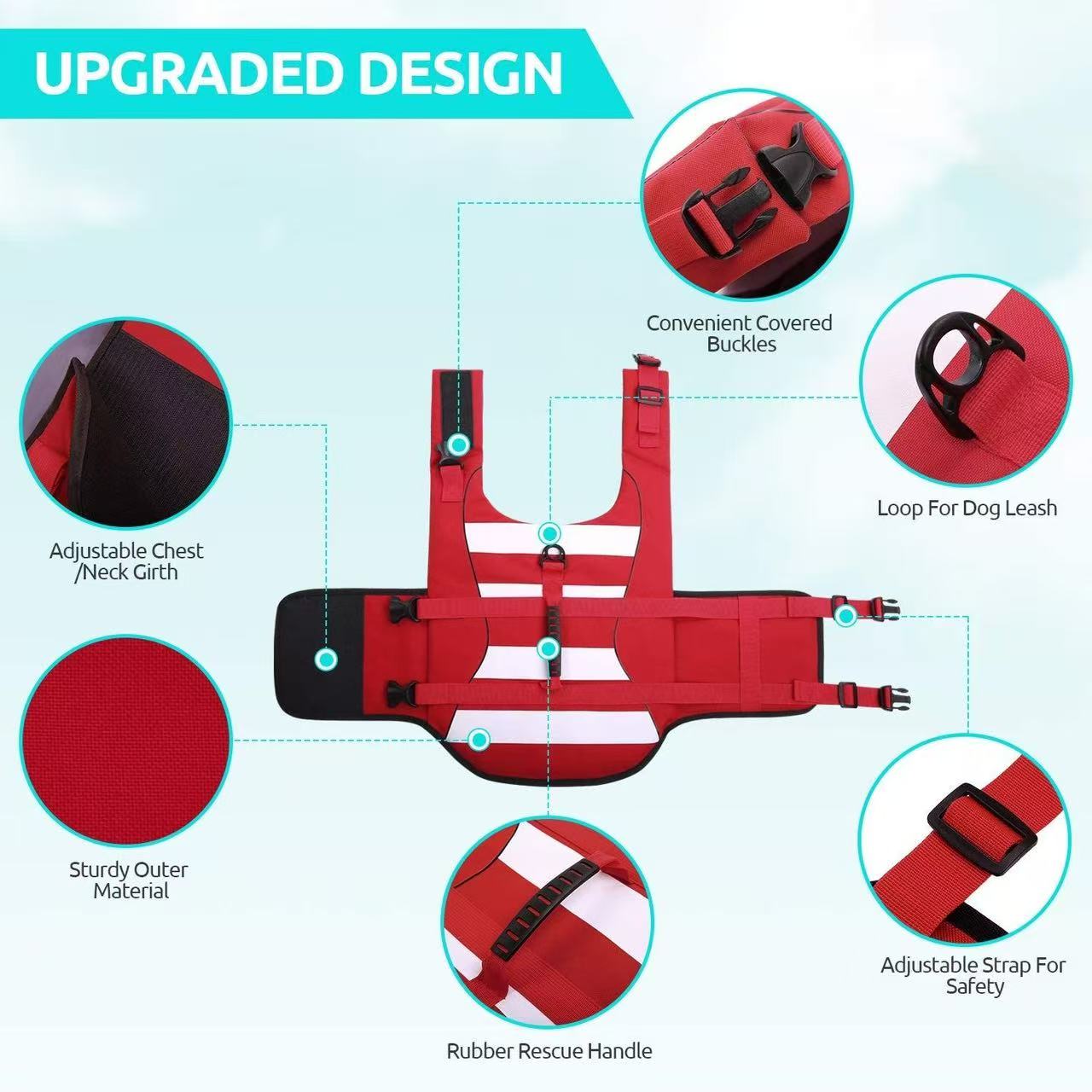 Waterproof Dog Life Jacket