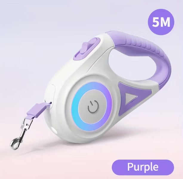 16ft Retractable Dog Leash with LED Flashlight
