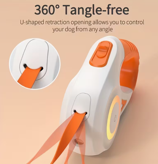 16ft Retractable Dog Leash with LED Flashlight