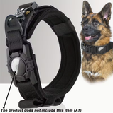 Tactical Nylon Dog Collar with GPS Holder