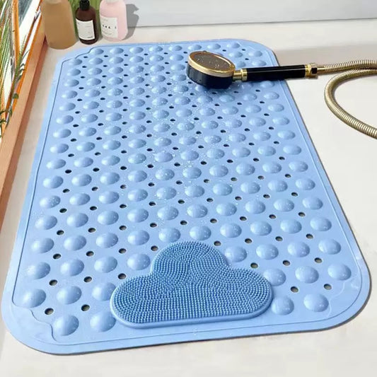 Anti-Slip PVC Shower Mat with Suction Cups