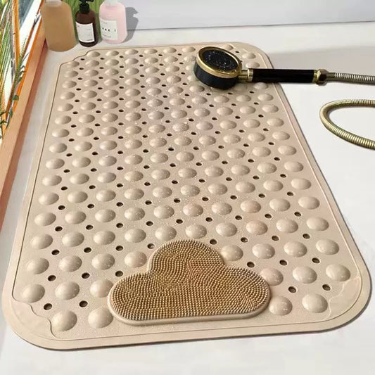 Anti-Slip PVC Shower Mat with Suction Cups