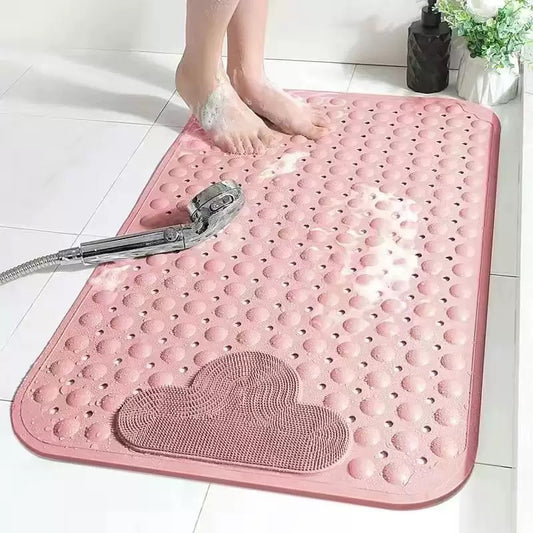 Anti-Slip PVC Shower Mat with Suction Cups