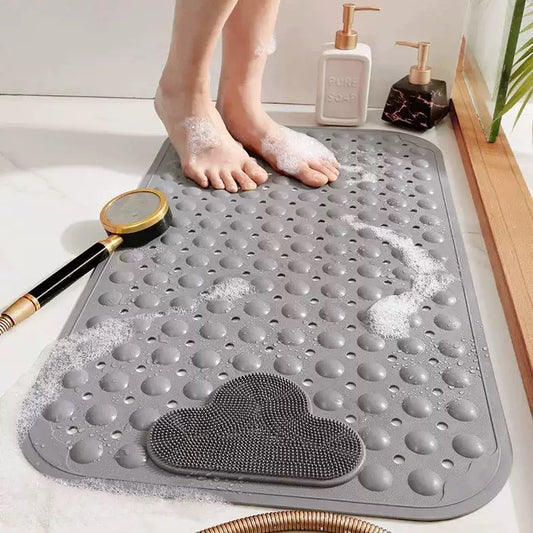 Anti-Slip PVC Shower Mat with Suction Cups