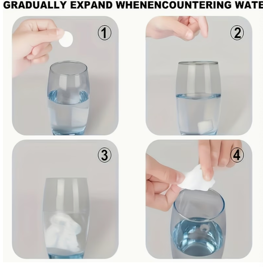 Compressed Face Towels for Travel & Camping