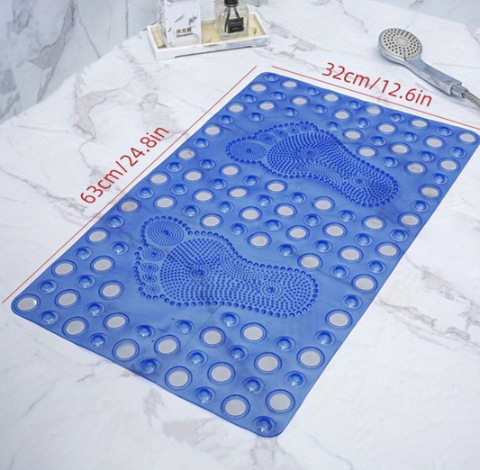 Long Anti-Slip PVC Shower & Bathtub Mat