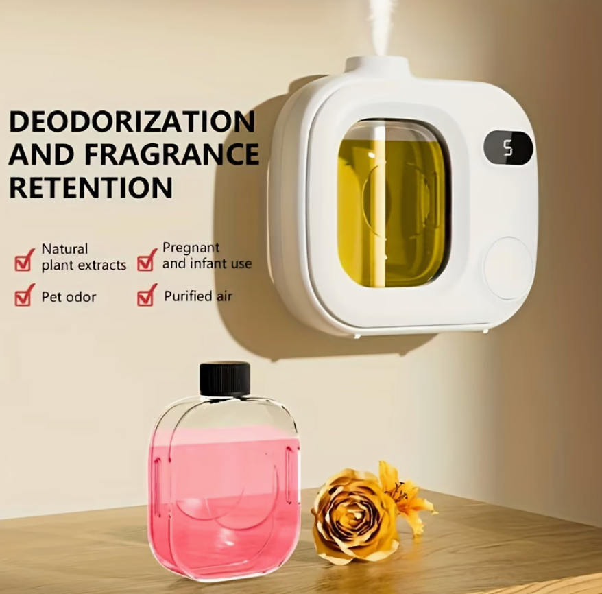 Smart Aroma Diffuser with Adjustable Settings & USB Rechargeable Design