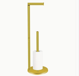 Stainless Gold Freestanding Toilet Paper Holder