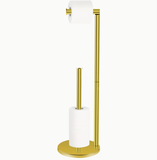 Stainless Gold Freestanding Toilet Paper Holder
