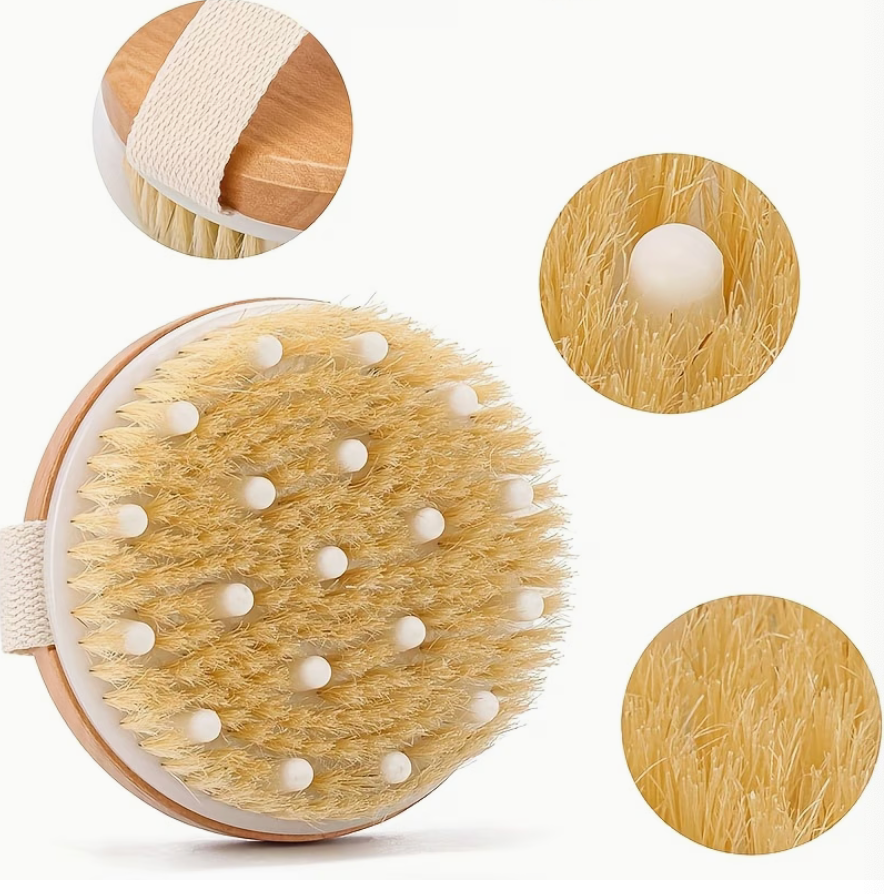 Premium Natural Bristle Body Brush