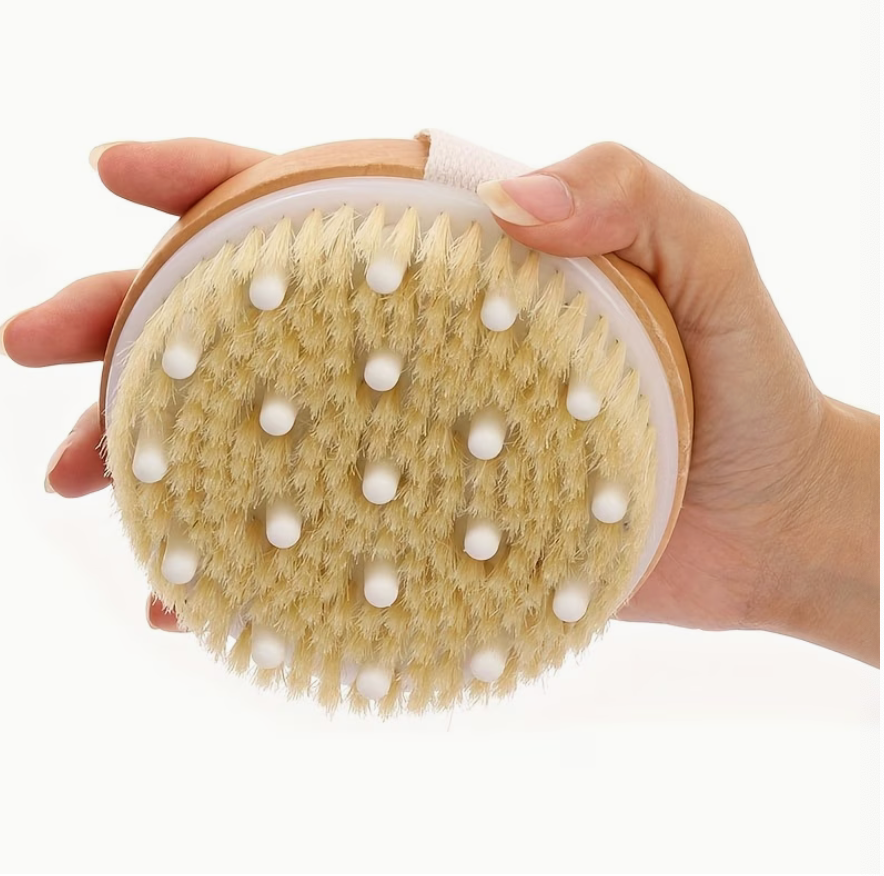 Premium Natural Bristle Body Brush