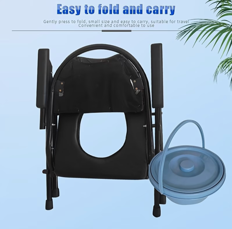 Portable Folding Toilet Chair for Elderly