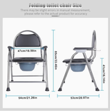 Portable Folding Toilet Chair for Elderly