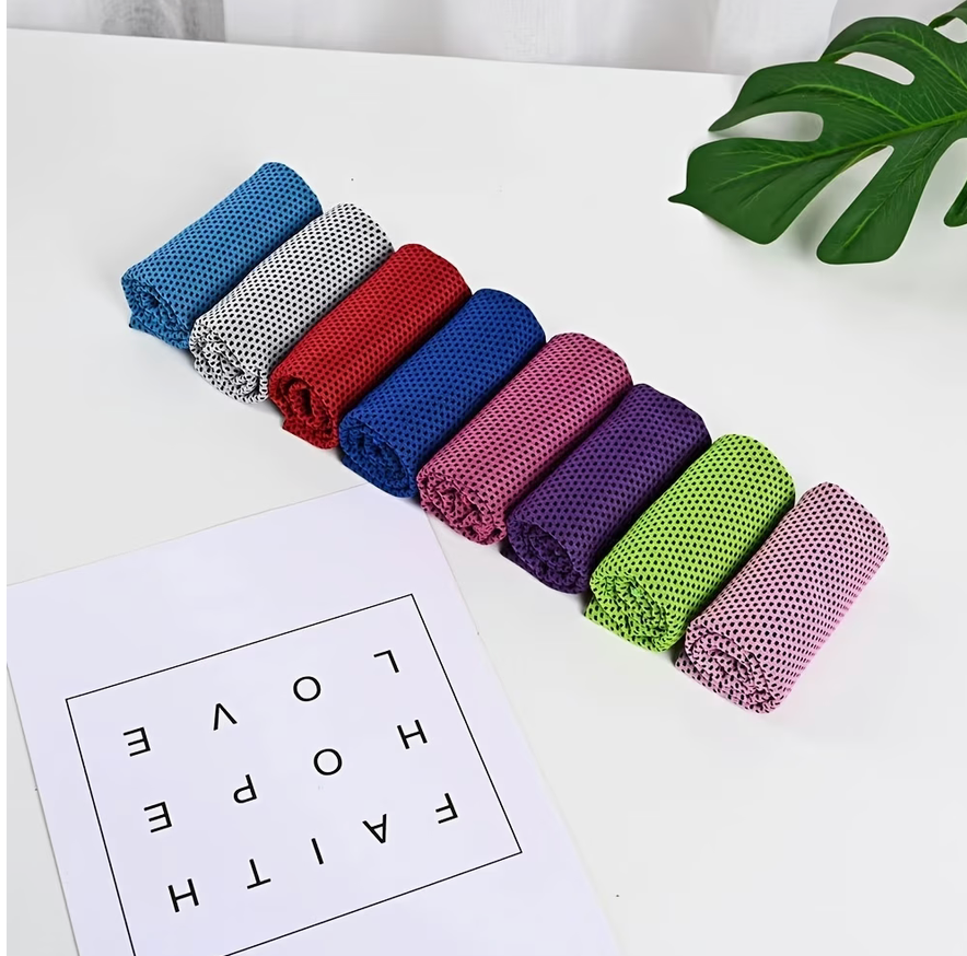 Quick-Dry Cooling Sports Towel with Cold Core Technology