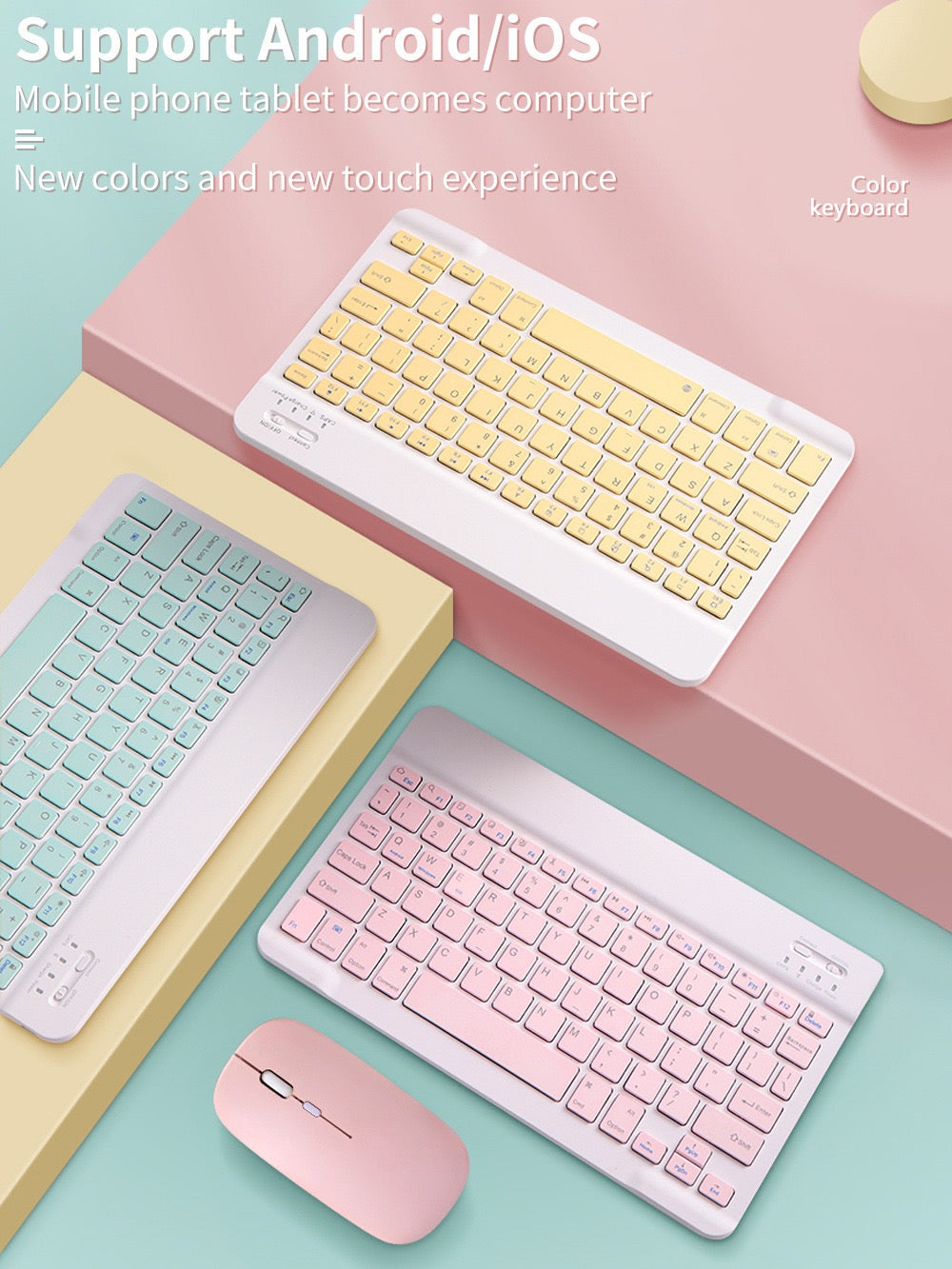 Wireless Bluetooth Keyboard for iPad 10″/11″