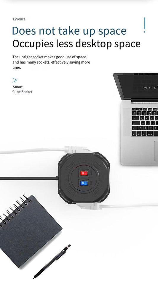 Tower Power Strip Surge Protector