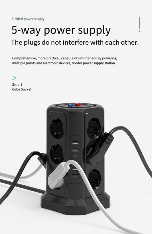 Tower Power Strip Surge Protector
