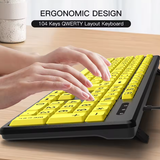 Large Print Full-Size USB Keyboard