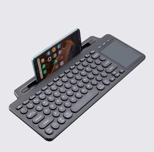 2.4G + Bluetooth Wireless Keyboard with Touchpad & Numeric Keypad