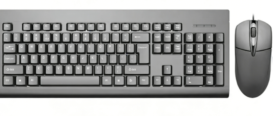 Amazon Basics Wired Keyboard and Mouse Bundle