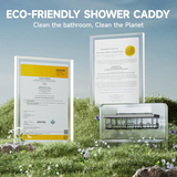 Large Capacity Wall Shelves with Soap Holder