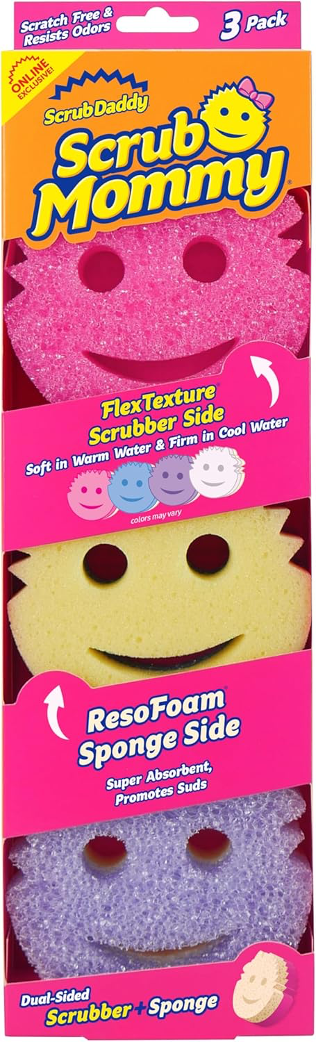 Scrub Daddy & Scrub Mommy 3-Pack