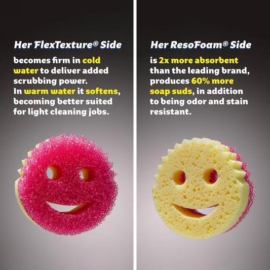 Scrub Daddy & Scrub Mommy 3-Pack