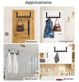 6-Hook Over-the-Door Rack