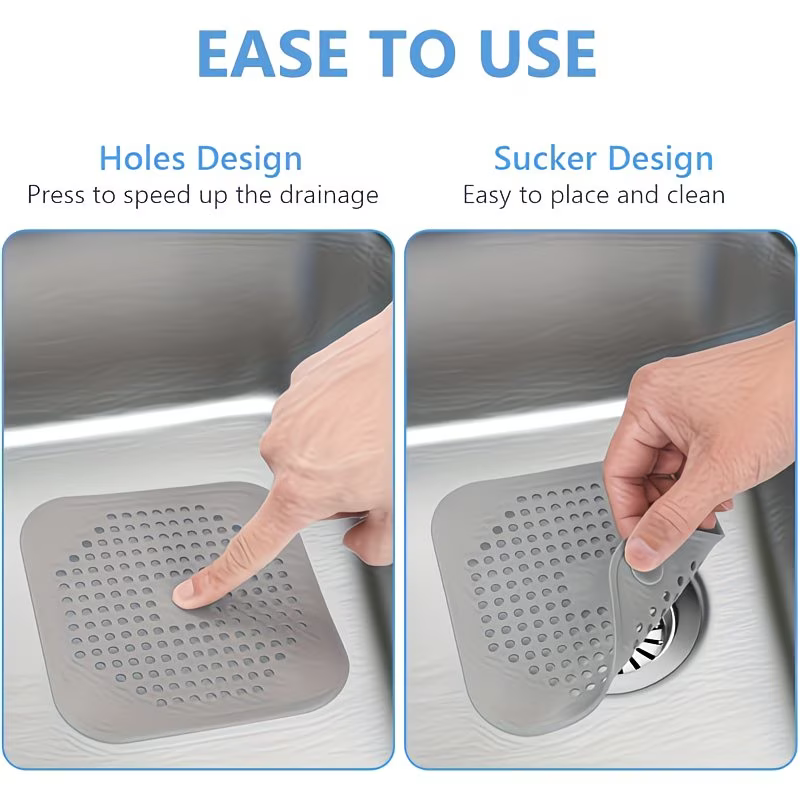 Anti-Clog Drain Filter for Sink & Shower