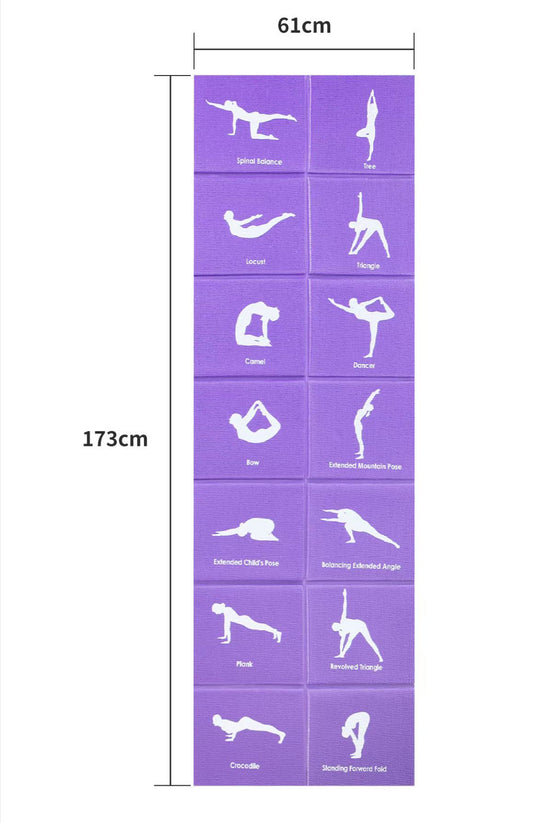 173cm*61cm Eco-Friendly PVC(latex free) Yoga Mat