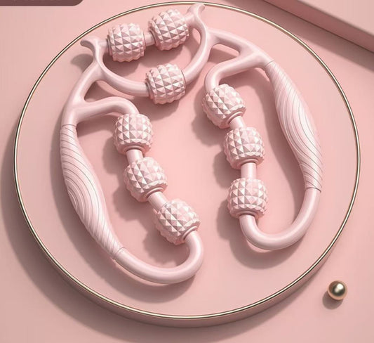 9-Wheel Foam Roller for Muscle Massage