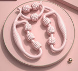 9-Wheel Foam Roller for Muscle Massage