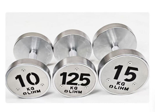 2.5–100kg Chrome Steel Dumbbell Set