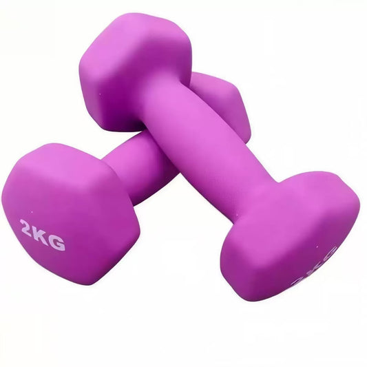 2kg PVC-coated Dumbbell Set